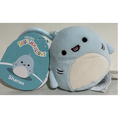 Squishmallows 3.5" Little Plush Clip - Sharon the Shark SQCP00930