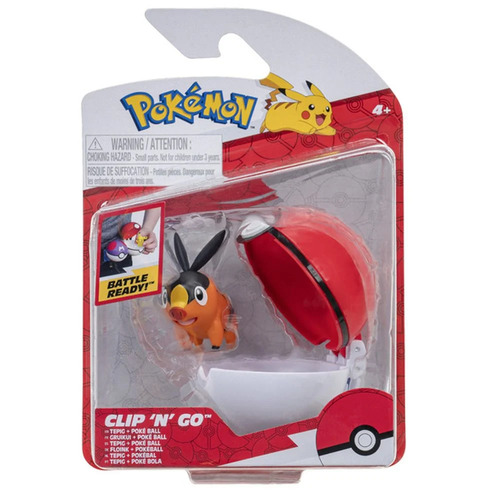 Pokemon Clip N Go Figurine Set Assorted / Tepig & Poke 95057