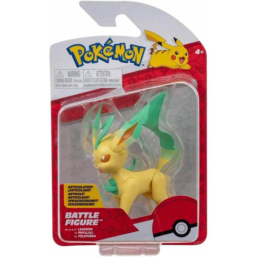 Pokemon Leafeon 3" Battle Figure PKW2252