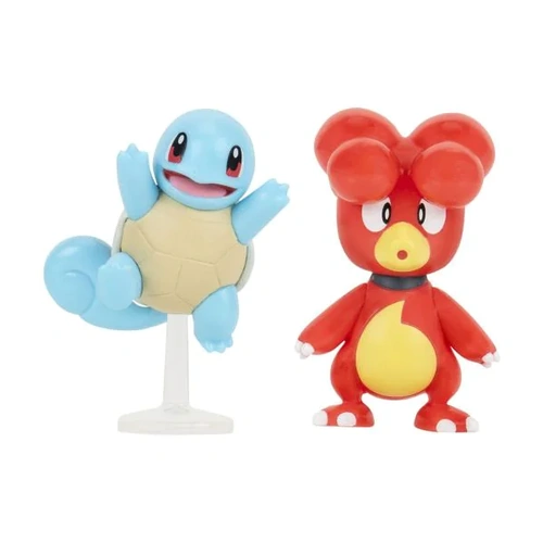 Pokemon Battle Figure 2pk - Magby + Squirtle PKW3355