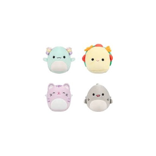 Squishmallows 2.5" Micromallows 4 Pack Irina #25, Tabitha #26, Tex #27 & Gordon #28