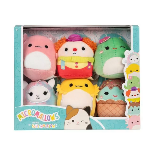 Squishmallows 2.5" Micromallows 6 Pack #41,42,43,44,159,46