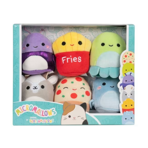 Squishmallows 2.5" Micromallows 6 Pack #59,60,61,62,63,49