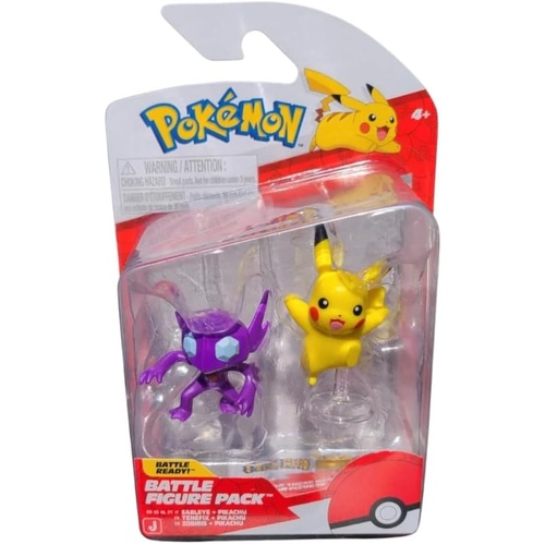 Pokemon Sableye + Pikachu 2" Battle Figure Pack PKW2252
