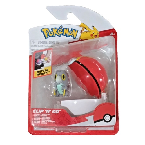 Pokemon Clip 'N' Go Frigibax Figurine + Repeat Ball 95057