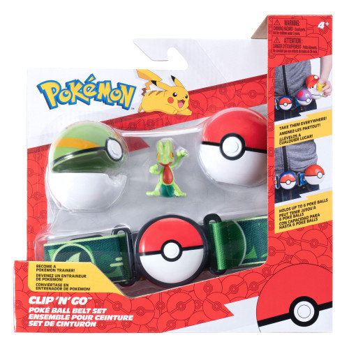 Pokemon Clip 'n' Go Pokeball Belt Set - Treeko 95283