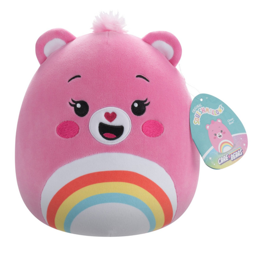 Squishmallows 10" Medium Plush Care Bears 2025 - Cheer Bear SQCB00089