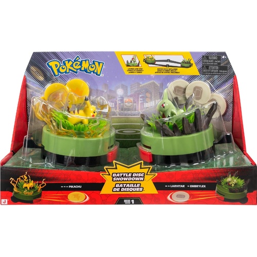 Pokemon Battle Disc Showdown Pikachu/Larvitar 4870