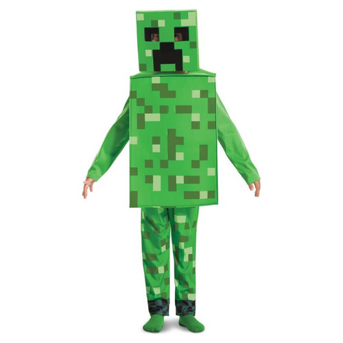 Minecraft Creeper Fancy Dress Costume Medium 7-8yrs 115779