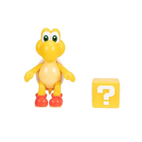 Nintendo Super Mario 4" Figure Red Koopa Troopa with Question Block 68518