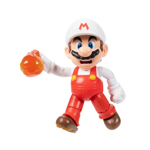 Nintendo Super Mario 4" Action Figure - Fire Mario Wave 41 68518
