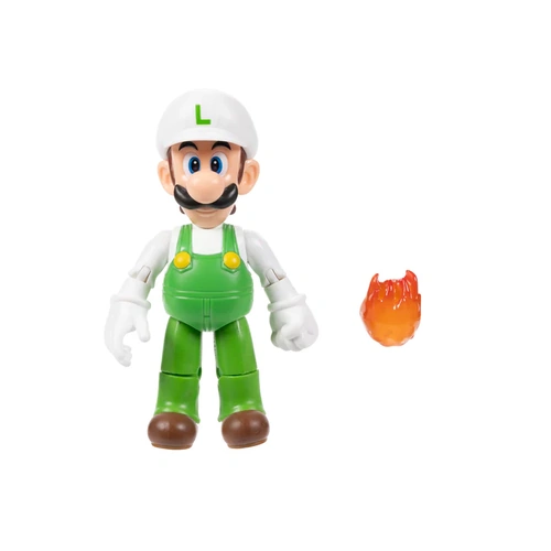Nintendo Super Mario 4" Action Figure - Fire Luigi Wave 41 68518