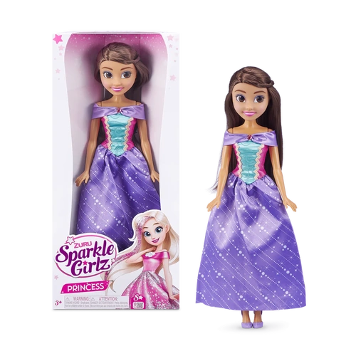 Zuru Sparkle Girlz 18" Princess Doll Blonde or Brunette; One Supplied AZT10049
