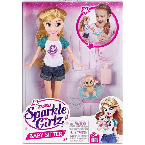Sparkle Girlz Babysitter Doll Set AZT10064