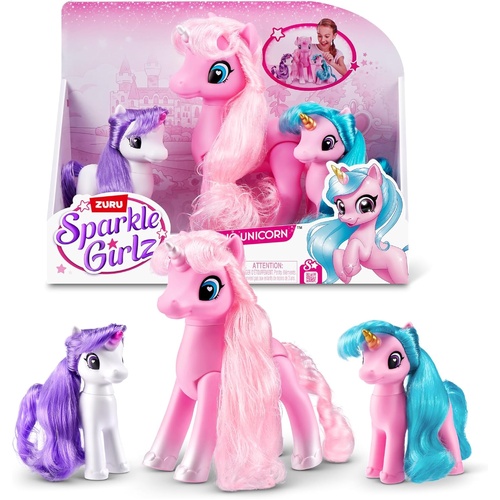 Zuru Sparkle Girlz Styling Unicorn 3 Pack AZT100373