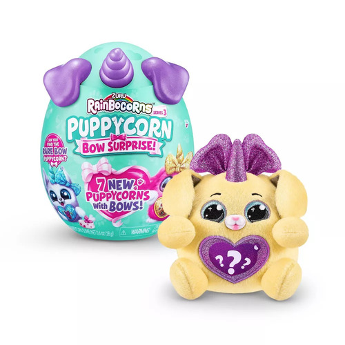 Rainbocorns Puppycorn Bow Surprise Series 3 Plush AZT9269