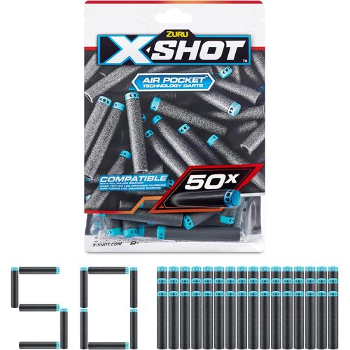 XSHOT 50pk Elite Dart Refills AZT36588