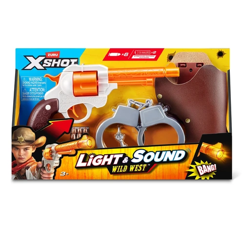 Zuru Xshot Role Play Wild West Light & Sound Cowboy Set AZT36884