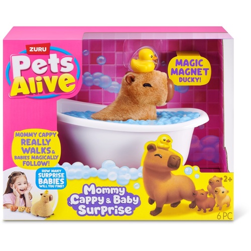 Pets Alive Mama Capybara & Baby Surprise AZT9574