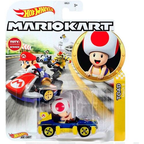 Hot Wheels Mario Kart Toad Mach 8 GBG25