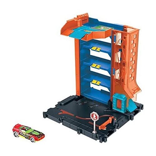 Hot Wheels City Downtown Car Park Track Set MATHDR24