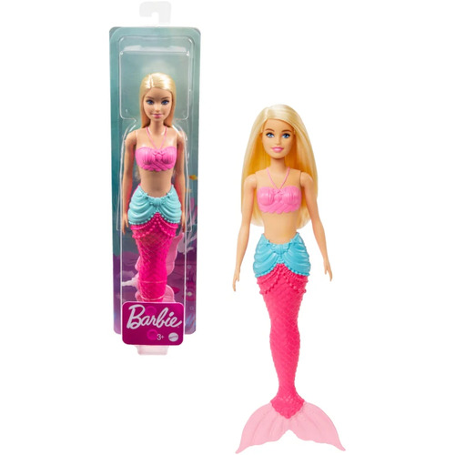 Barbie Dreamtopia Mermaid Doll With Blonde Hair Pink Tail HGR04