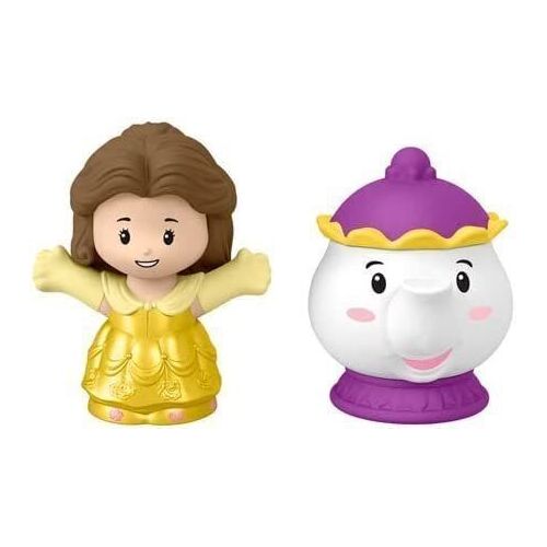 Fisher Price Little People Disney Princess Belle & Mrs Potts Figure Set HMX84