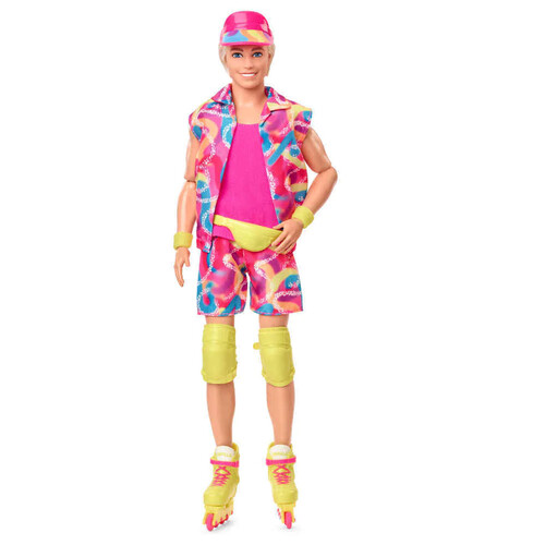 Barbie The Movie - Ken Doll in Pink Skating Outfit HRF28