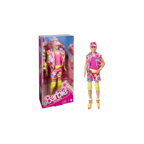 Barbie The Movie - Ken Doll in Pink Skating Outfit HRF28
