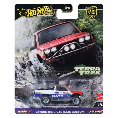 Hot Wheels Premium Car Culture Terra Trek Datsun King Cab Baja Custom FPY86-961C
