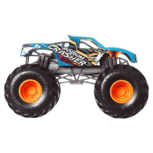 Hot Wheels Monster Trucks Oversized Podium Crasher Toy Vehicle FYJ83