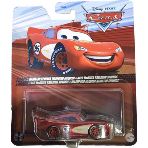 Disney Pixar Cars Diecast Singles 1:55 - Radiator Springs Lightning McQueen HTX82