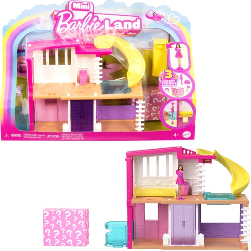 Barbie Mini Barbieland House -  Yellow Slide MATHYF44