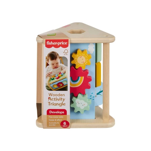 Fisher Price Wooden Activity Tiangle MATHYG48