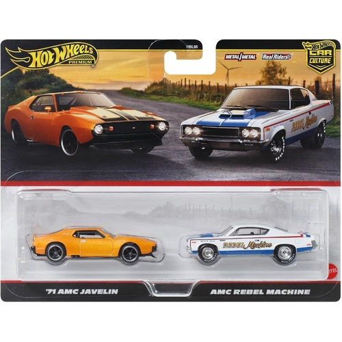 Hot Wheels Premium Car Culture '71 AMC Javelin & AMC Rebel Machine HBL96-956Q