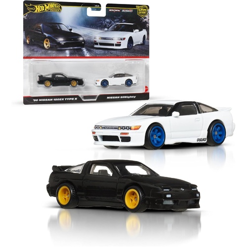 Hot Wheels Premium Car Culture '96 Nissan 180SX Type X & Nissan SilEighty 2pk HBL96-956Q