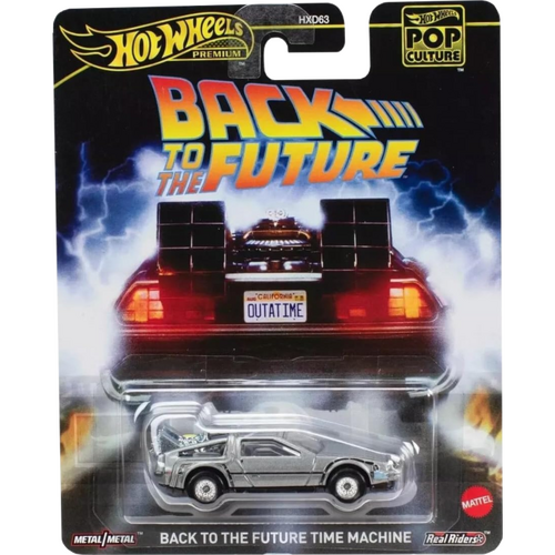 Hot Wheels Premium Pop Culture Back to the Future Time Machine DeLorean HXD63-956H