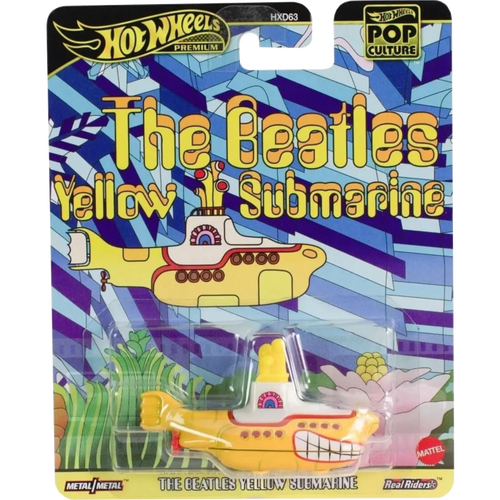 Hot Wheels Premium Pop Culture The Beatles Yellow Submarine HXD63-956H