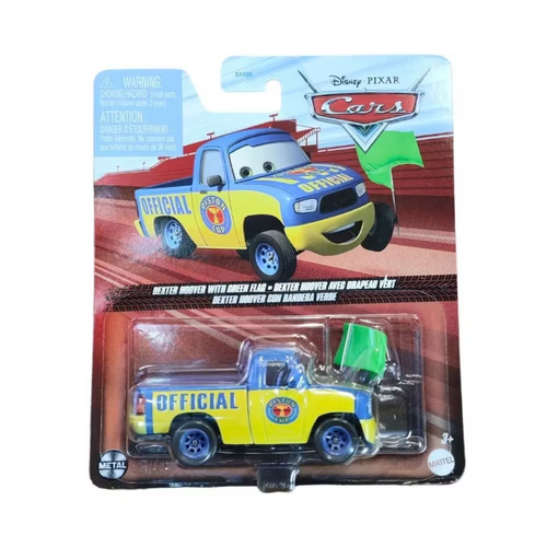 Disney Pixar Cars Diecast Singles 1:55 - Dexter Hoover With Green Flag DXV29