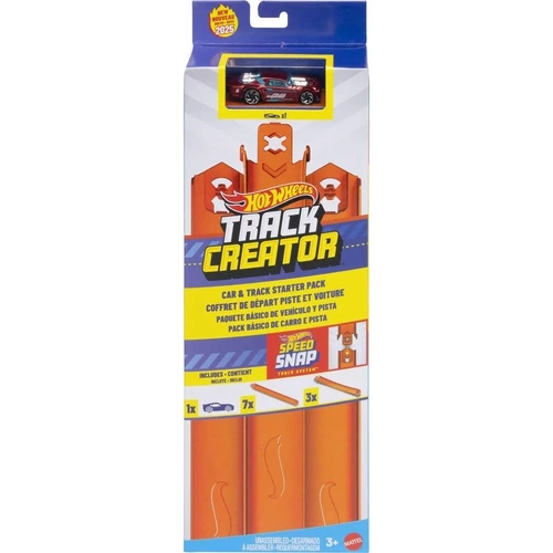 Hot Wheels Track Creator car & Track Starter Set JDW43