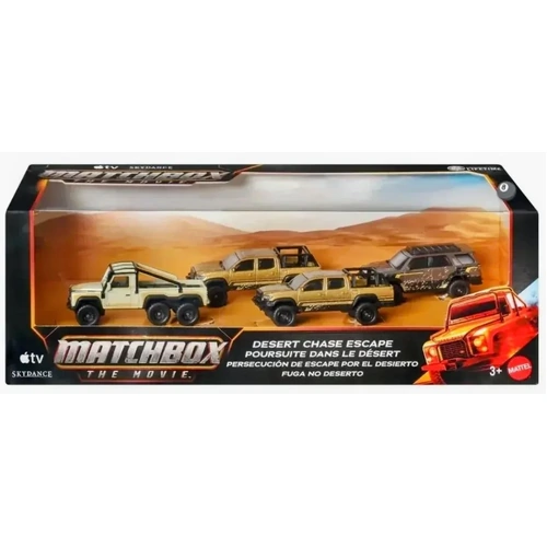 Matchbox Movie Collector Desert Chase Escape 4pk JMB53