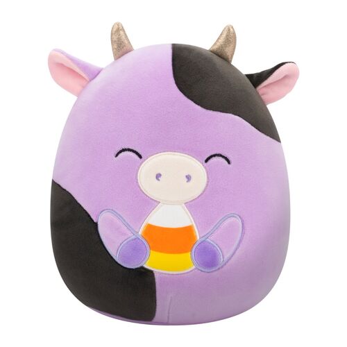 Squishmallows 7.5" Halloween Plush - Alexie the Purple Cow 0897