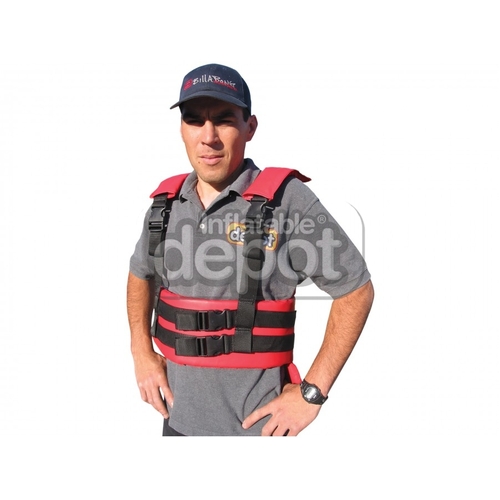 Inflatable Depot Bungee Harness Adult / Red or Blue