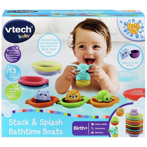 Vtech Stack & Splash Bathtime Boats 566203