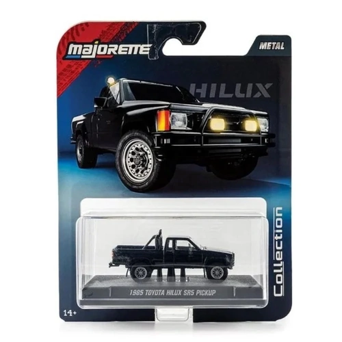 Majorette Collection Series 3 - 1985 Toyota Hilux SR5 Pickup - Black MJ78839