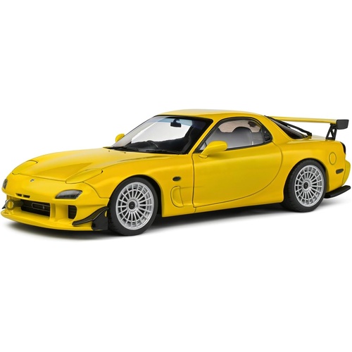 Solido Yellow 1994 Mazda RX7 Type RS (FD3S) Street Fighter 1:18 Scale Diecast S1810603