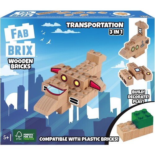 FabBrix - Transportation 3 in 1 FB1804**
