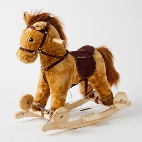 Jiggle & Giggle Snowball 2-in1 Rock & Ride Horse GSRC003
