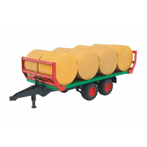Bruder Bale Transport Trailer with 8 Bales 1:16 Scale 02220