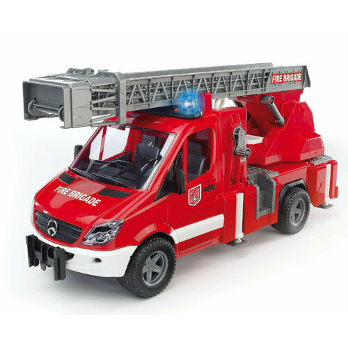 Bruder Mercedes Benz Sprinter Fire Engine with Slewing Ladder, Water Pump 1:16 Scale 02532
